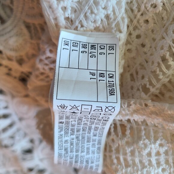 Forever 21 White Crochet Coverall - Picture 4 of 4